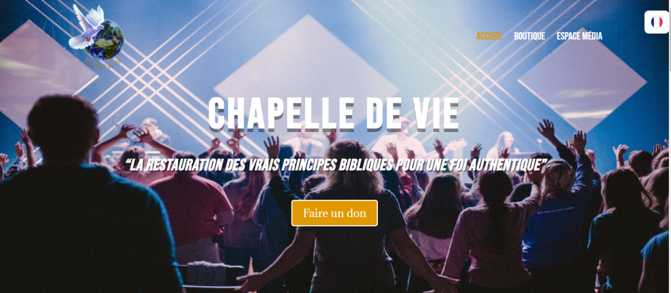 Aperçu du projet Chapelle de Vie